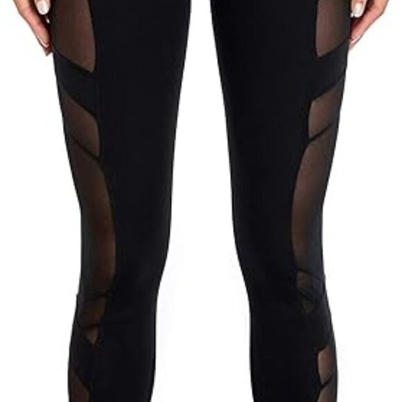 Leggings - black, tummy control, 4-way stretch - Picture 6 of 9